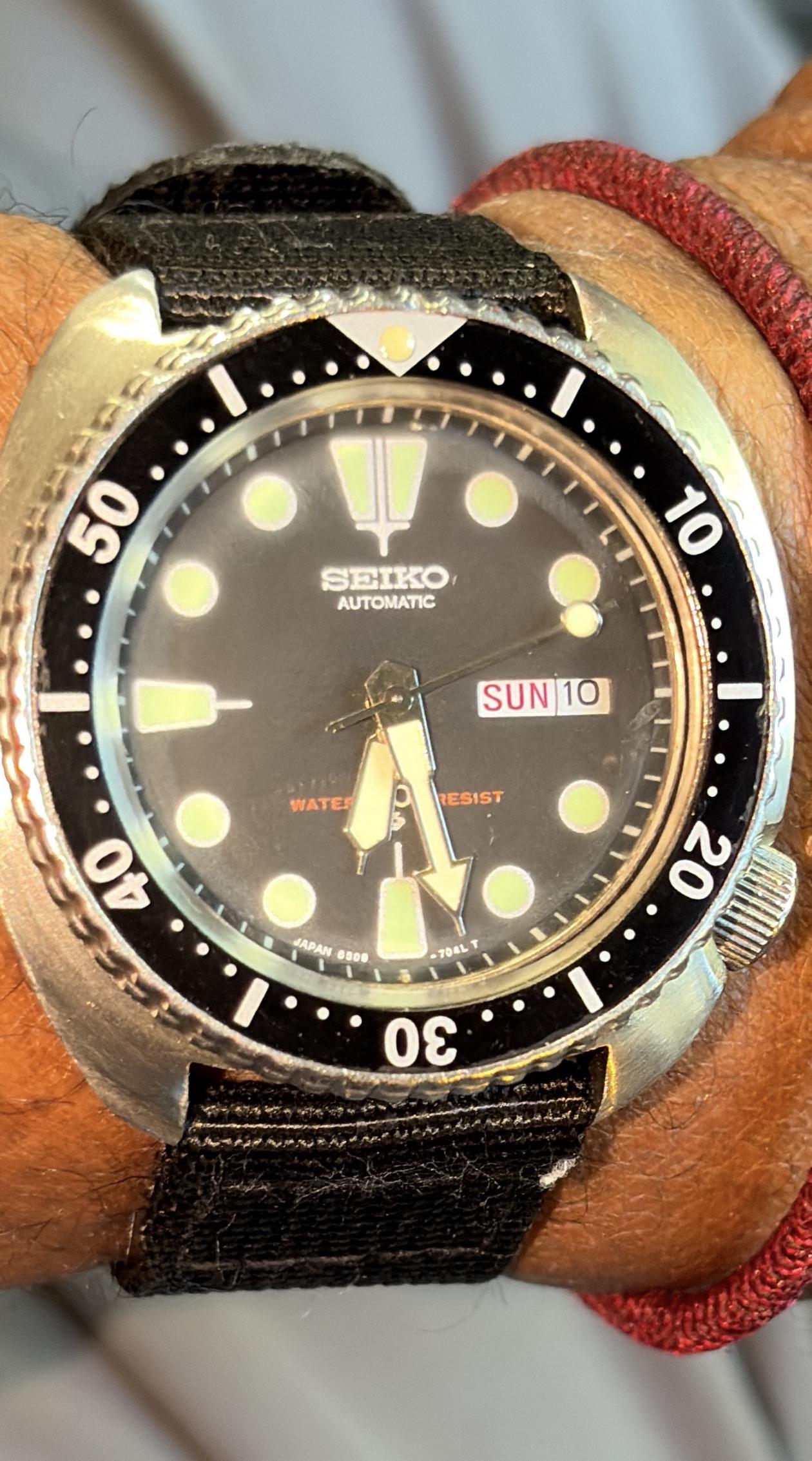Seiko Automatic Dive Watch with Day-Date